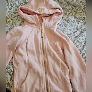 Lululemon Strawberry Milkshake Full Zip Scuba with Gold Zipper